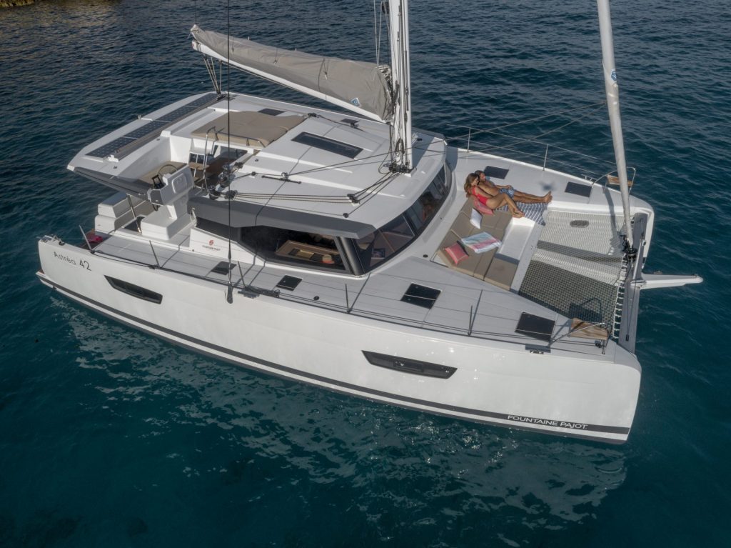 Voilier Catamaran Astrea 42 Fountaine Pajot en navigation