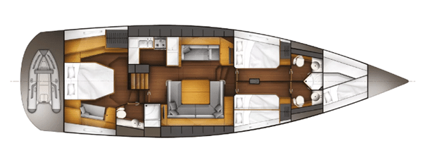 pilot saloon 58 plan 3 cab cab proprio arriere