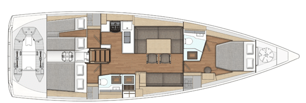 Plan Voilier X49 MKII X Yachts