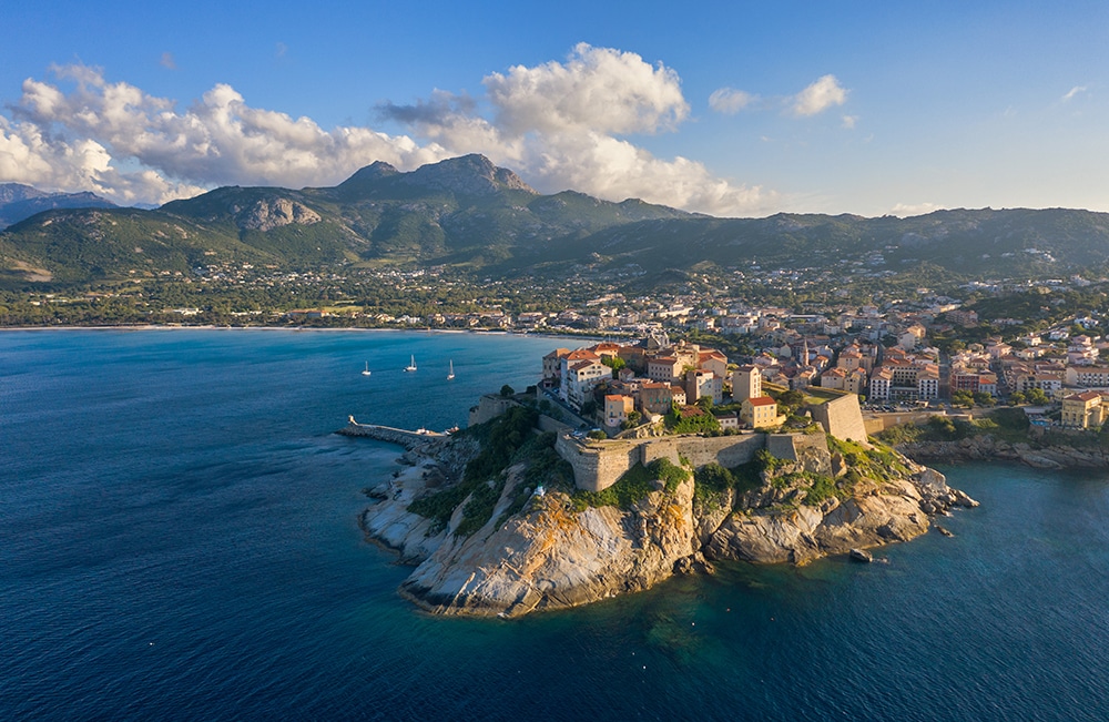 vue sur la citadelle de Calvi
