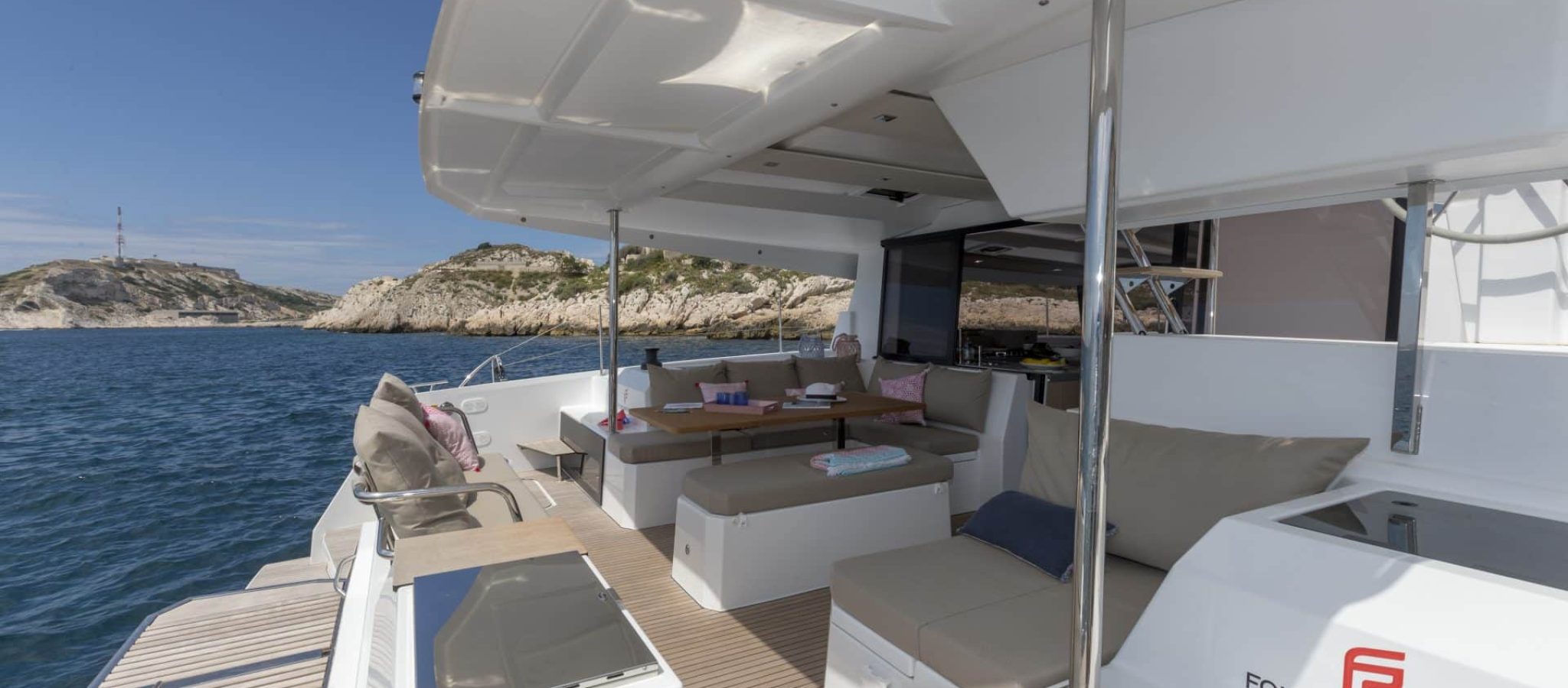 Voilier Catamaran Astrea 42 Fountaine Pajot en navigation