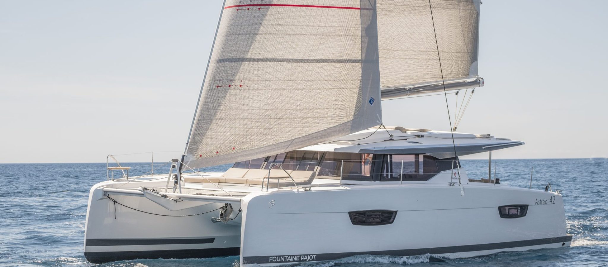 Voilier Catamaran Astrea 42 Fountaine Pajot en navigation