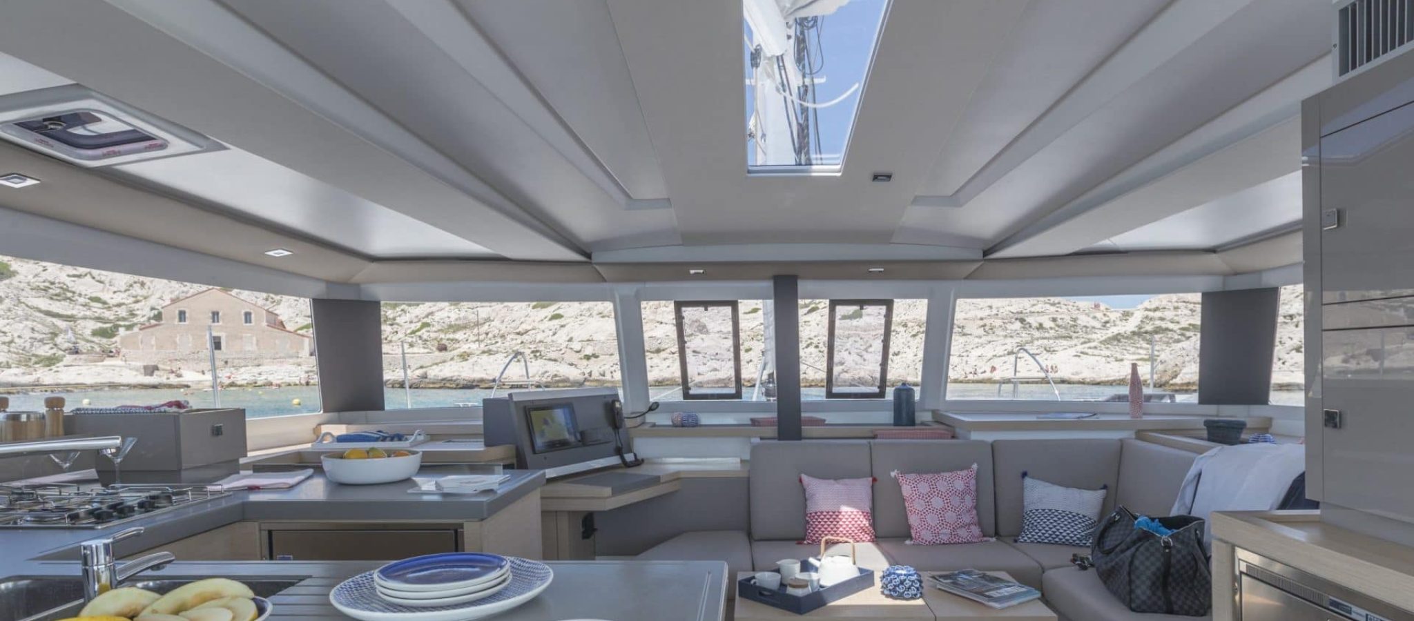 Voilier Catamaran Astrea 42 Fountaine Pajot en navigation