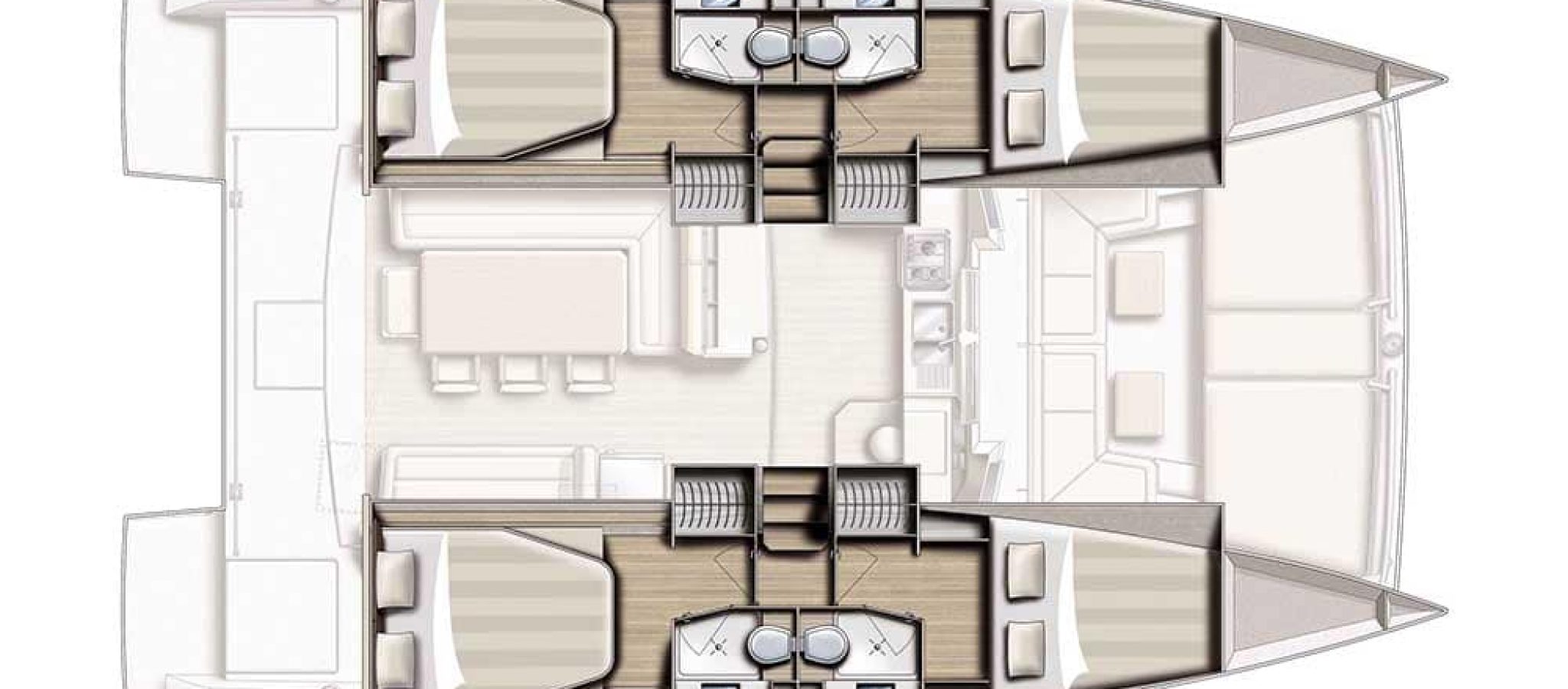 Bali 4.0 plan 4 cabines