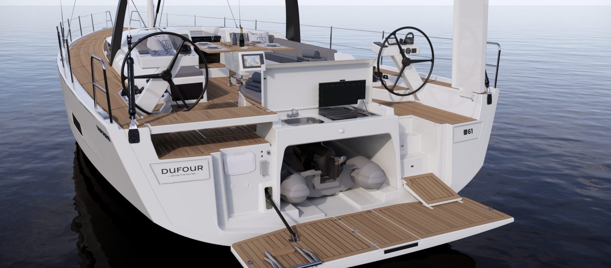 Dufour 61 extérieur arrière