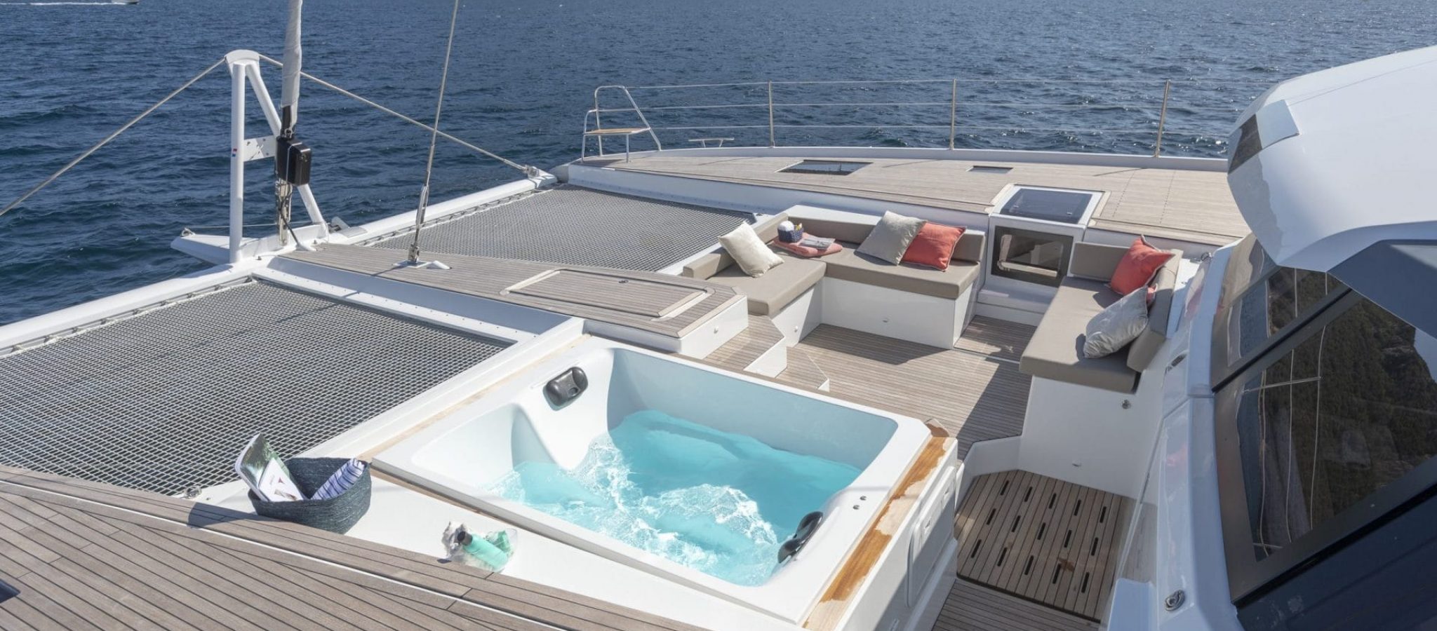 30/08/2018, Porto Vecchio (FRA, South Corsica) Chantier Fountaine-Pajot, Alegria 67
