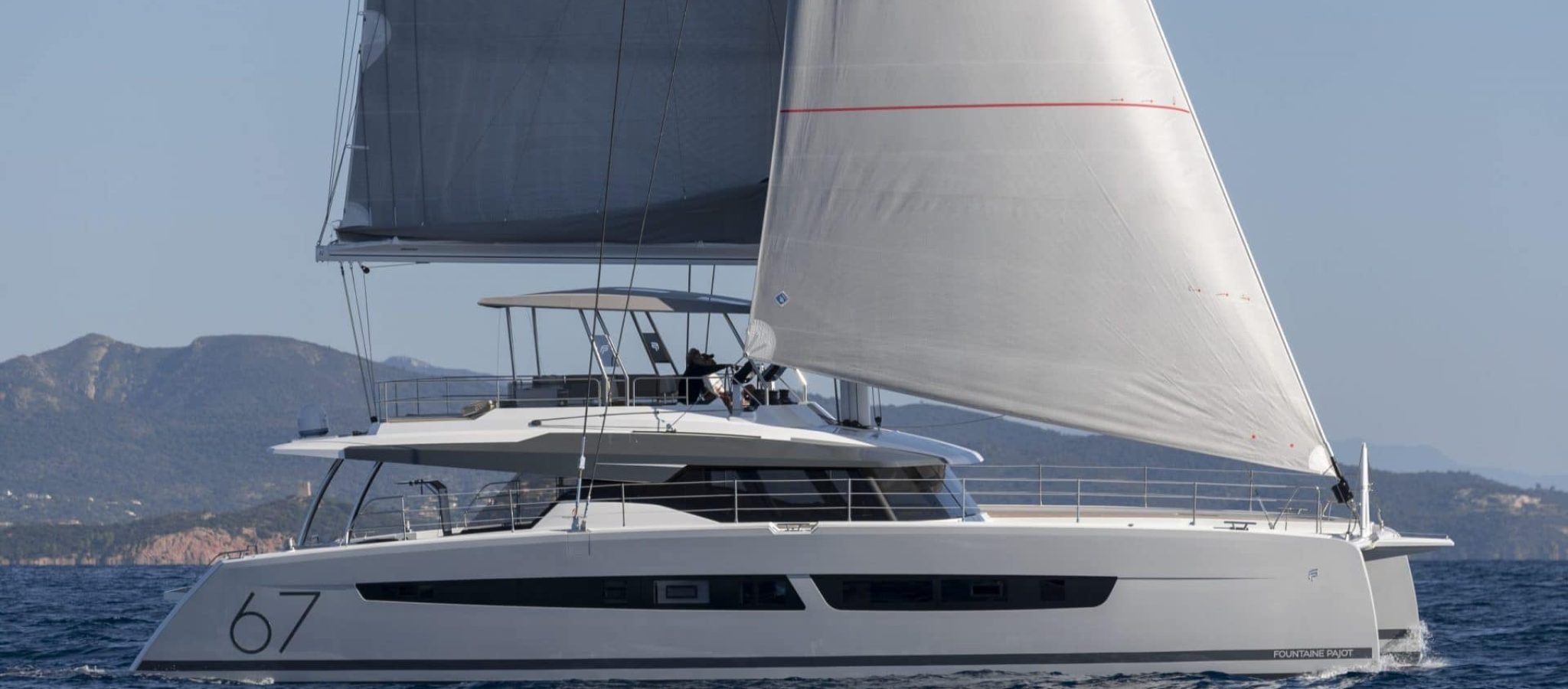 30/08/2018, Porto Vecchio (FRA, South Corsica) Chantier Fountaine-Pajot, Alegria 67