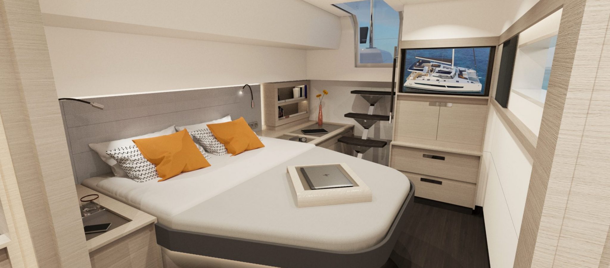 Fountaine-Pajot-New-51-Interiors-owners-suite-02 (1)