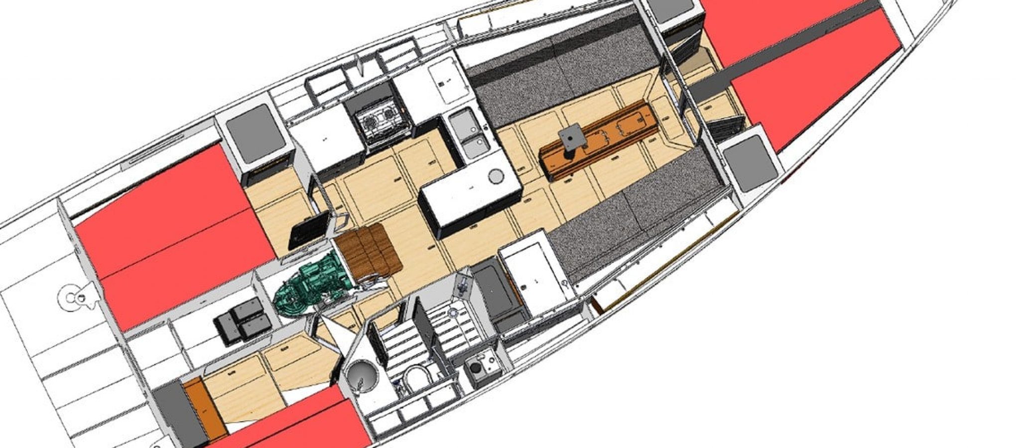 RM 1270 Plan 4 cabines