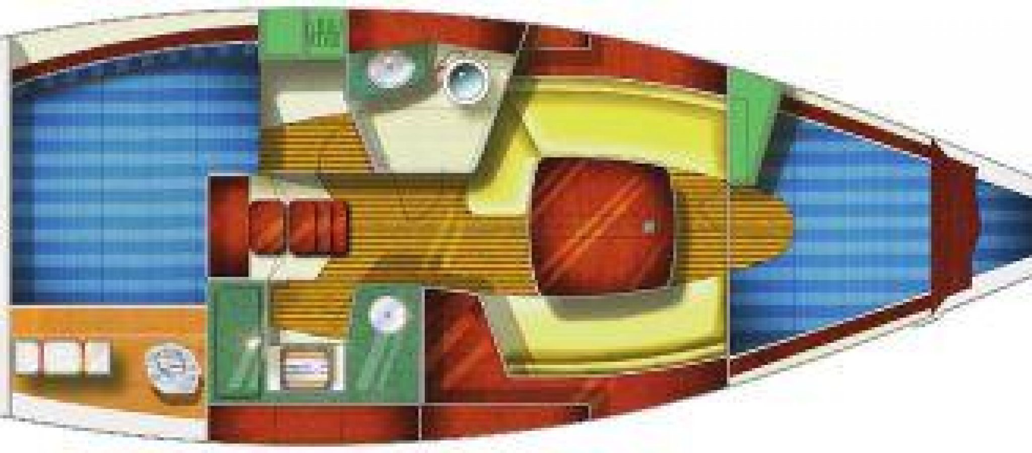 Sun Odyssey 32 plan 2 cabines