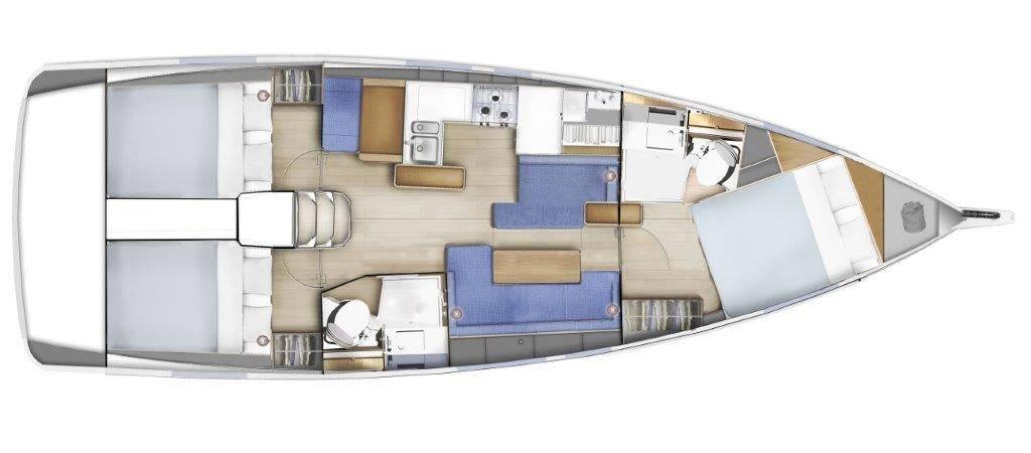 Sun Odyssey 410 3 cabines