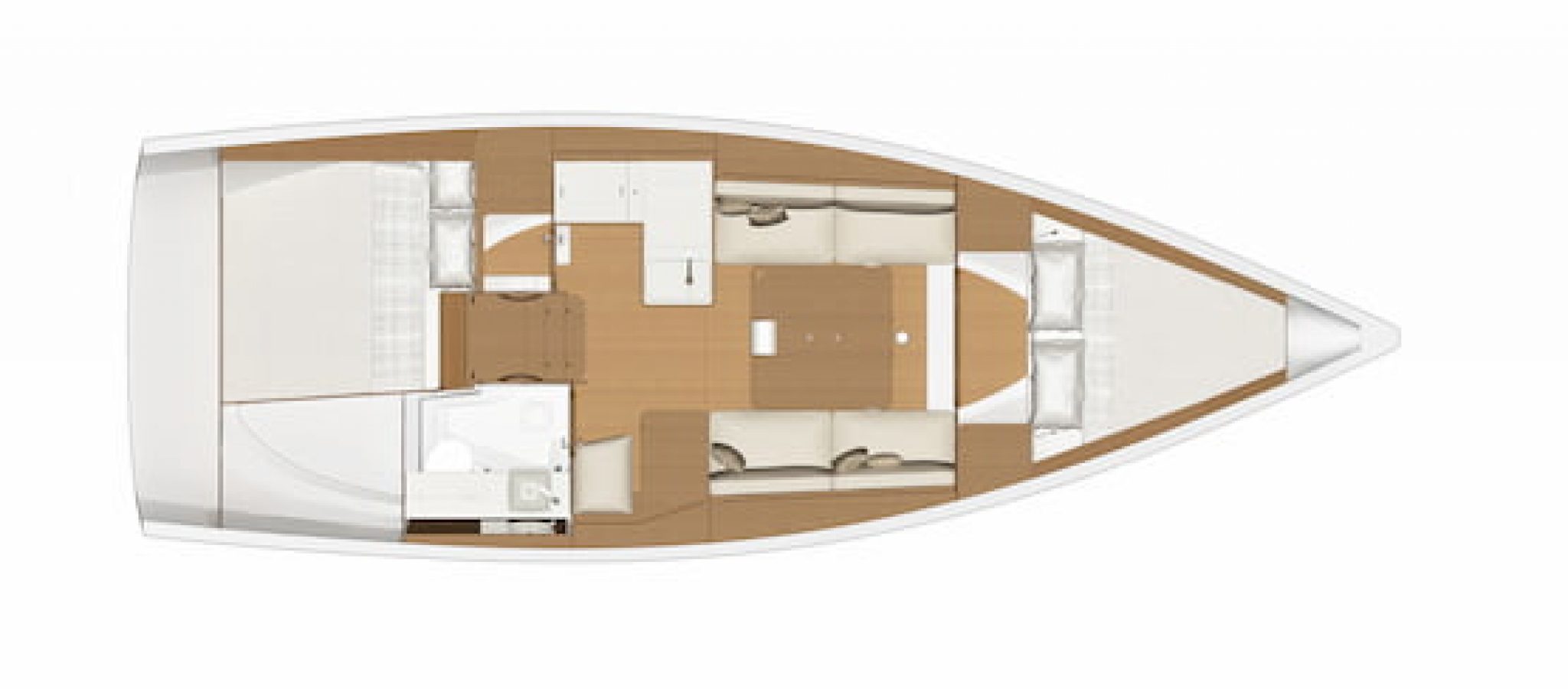 Voilier Dufour 360GL plan 2