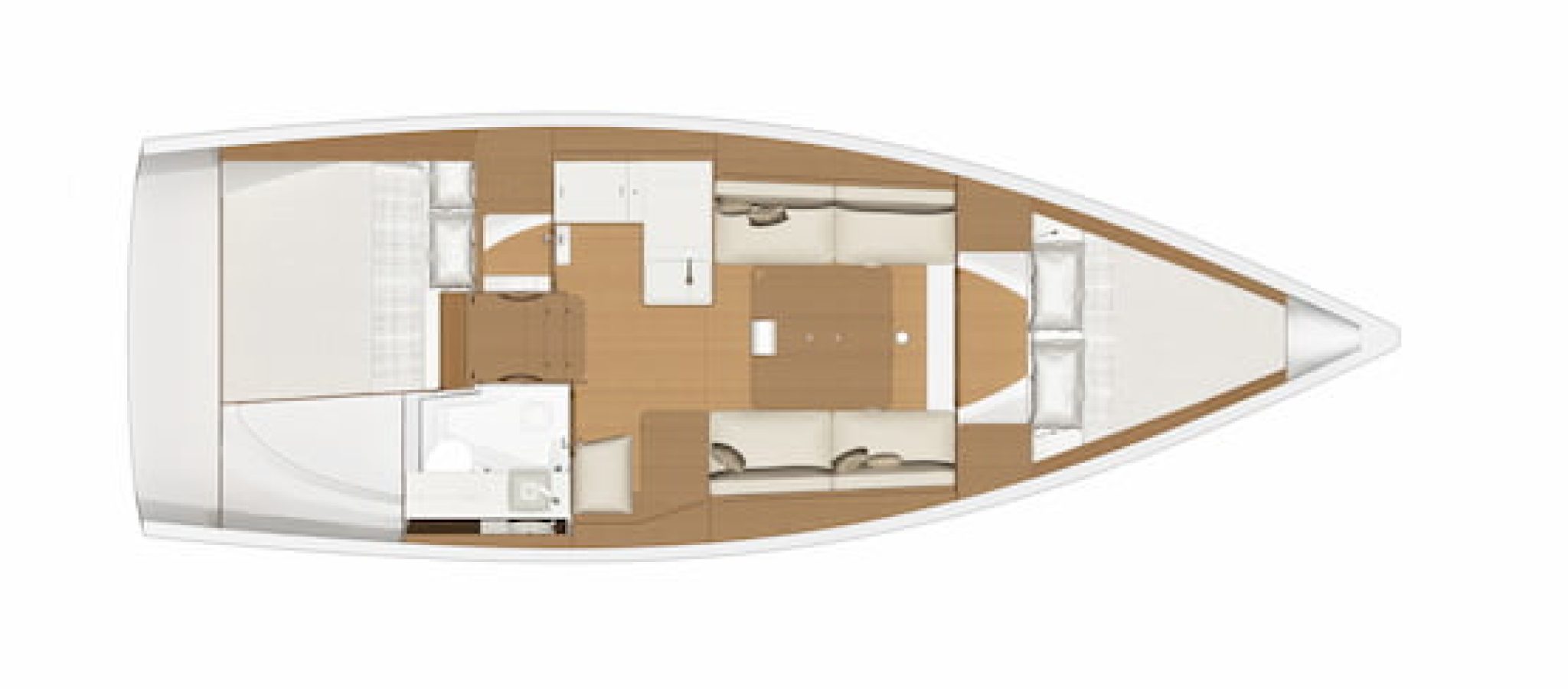 Voilier Dufour 360GL plan 2