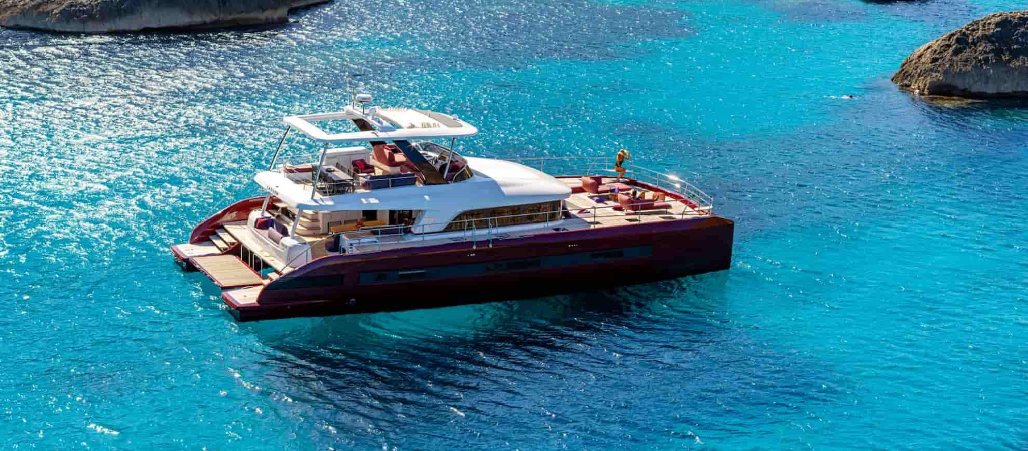 Location catamaran moteur luxe Lagoon sixty 7
