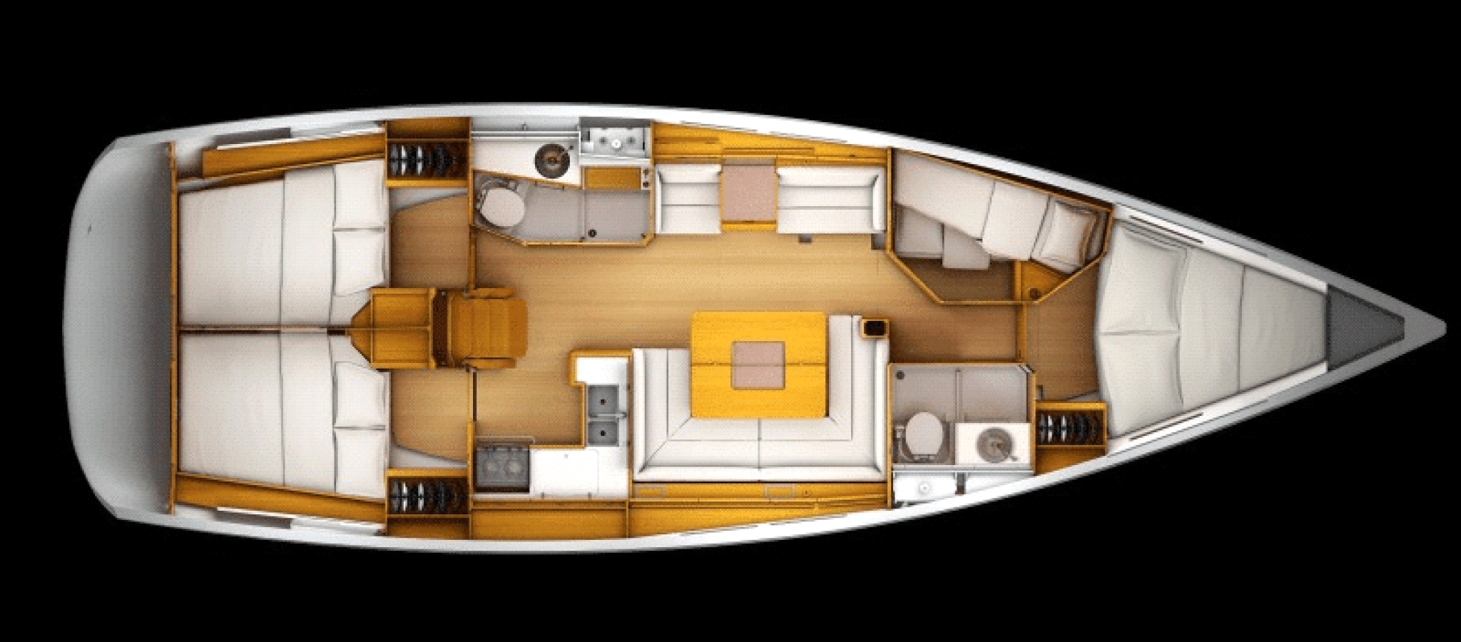 sun odyssey 439 PLAN